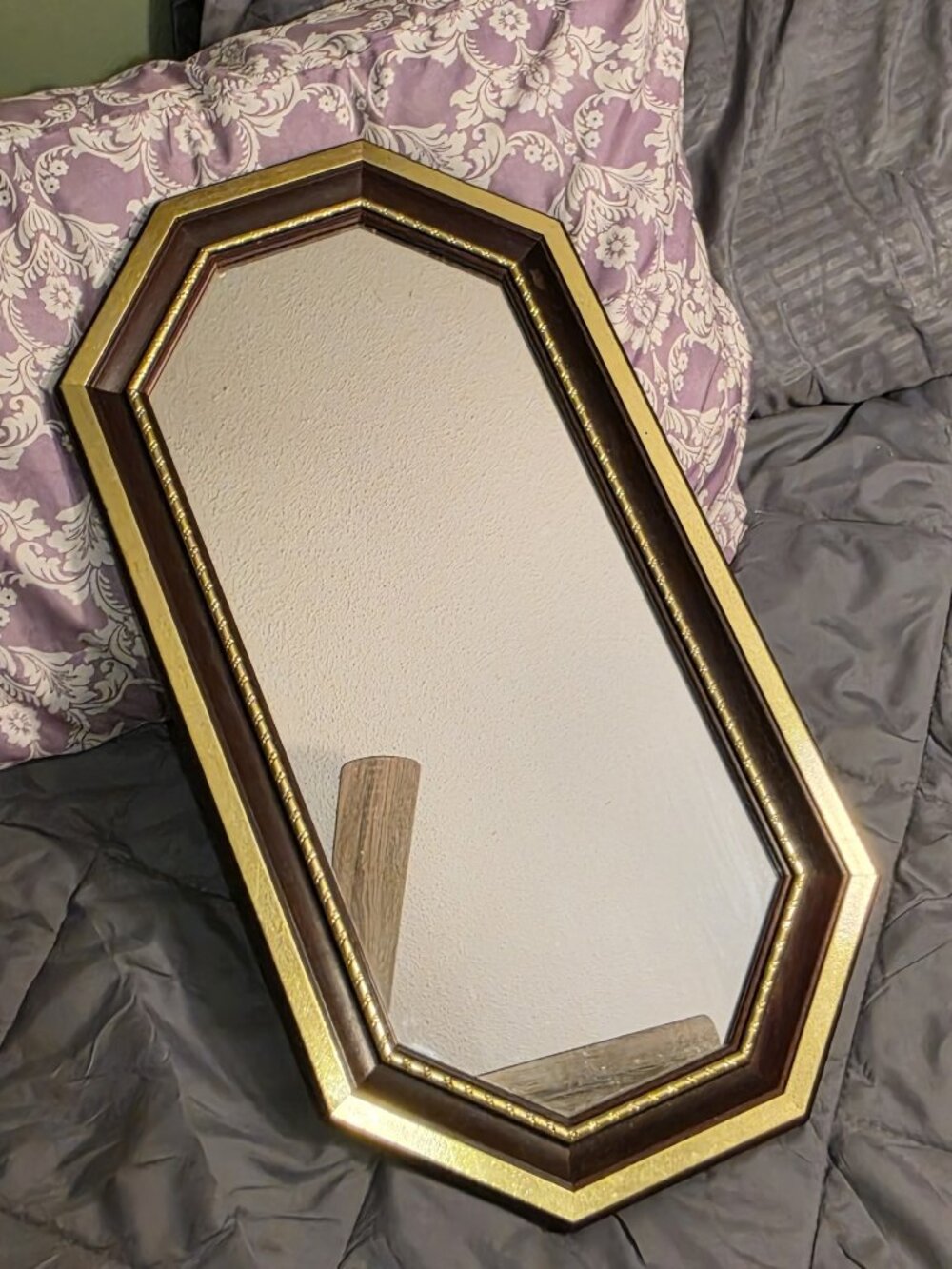 Gold and Brown Decorative Mirror